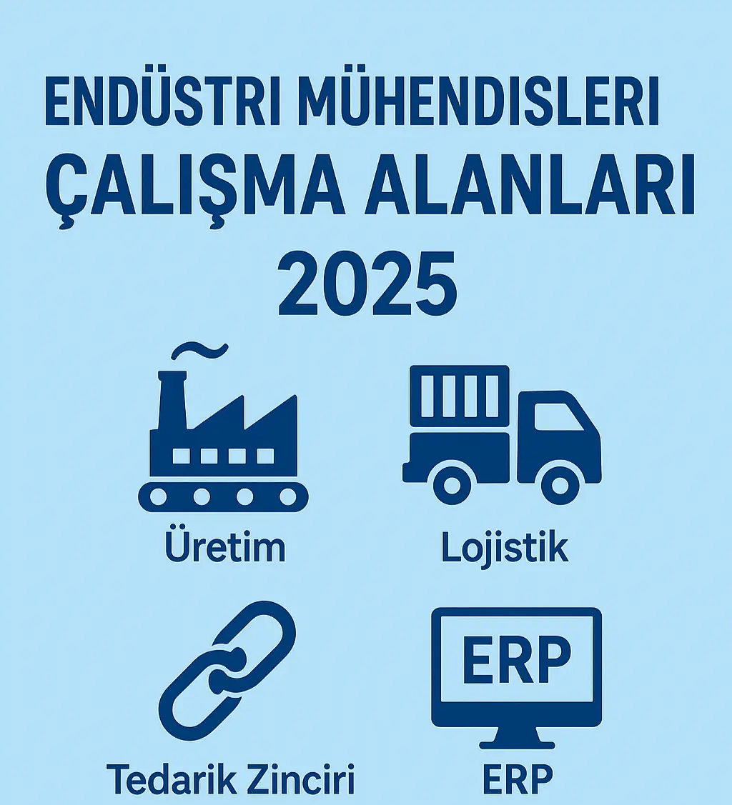 endüstri mühendisleri hangi alanlarda çalışır